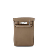 HERMES Akkad Etoupe Togo Leather Size PM