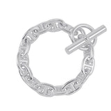 HERMES Chaine d'Ancre Bracelet 14 frames Size MM SV925