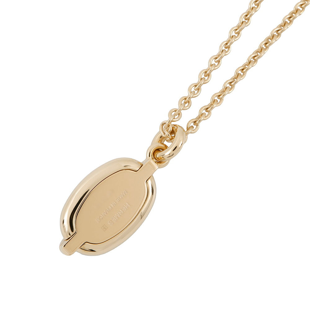 HERMES Pendant "Mini Maillon" Size PM BlackH100053FO03 Metal