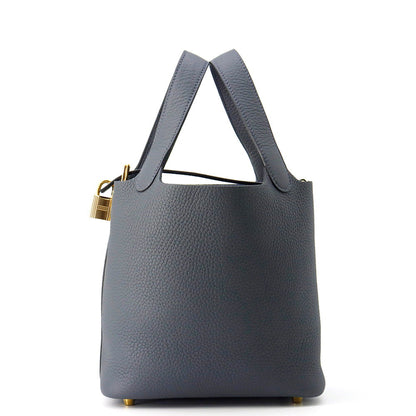 HERMES Picotin Lock Grimist Taurillon Clemence Size PM