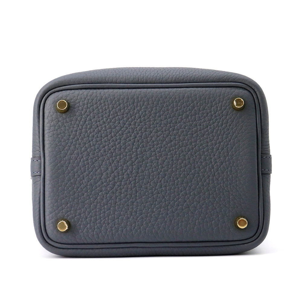 HERMES Picotin Lock Grimist Taurillon Clemence Size PM