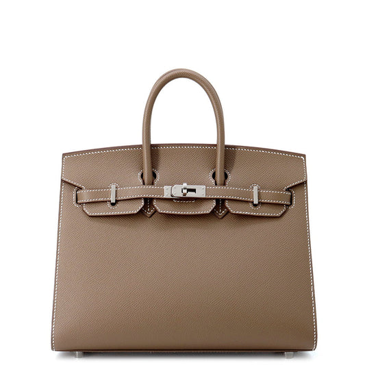 HERMES Birkin Sellier Etoupe Epsom Size 25