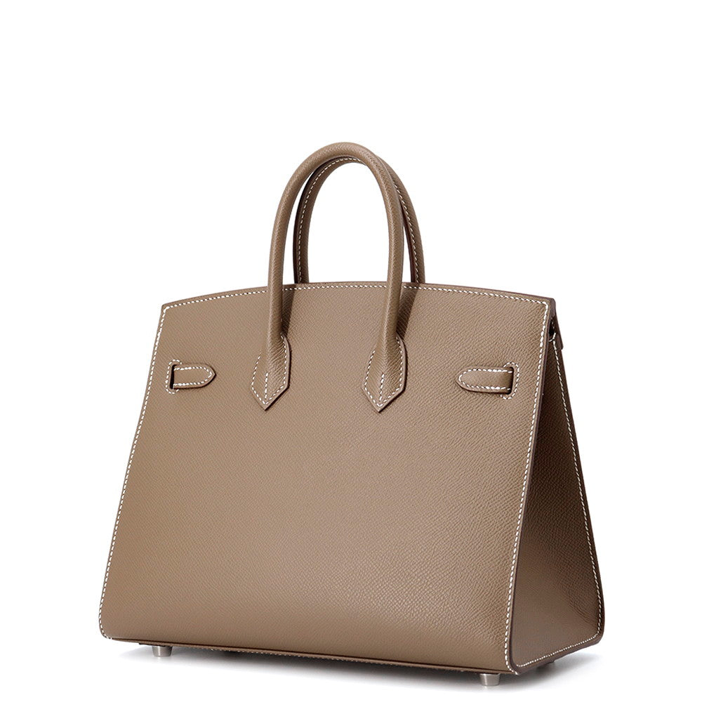 HERMES Birkin Sellier Etoupe Epsom Size 25