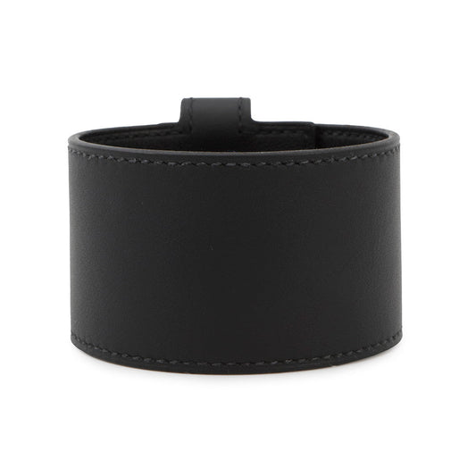 HERMES Kelly TwistGM Bracelet Size T3 Black Swift Leather