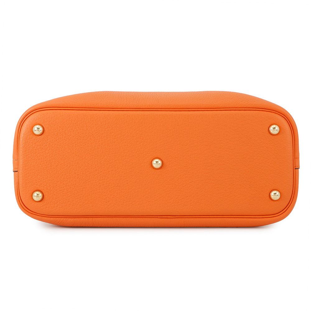 HERMES Bolide Orange Taurillon Clemence Size 31