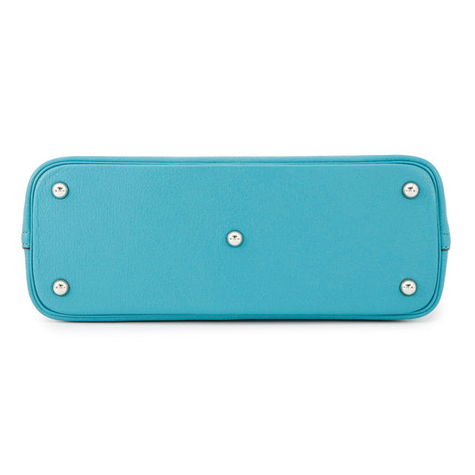HERMES Bolide Turquoise Chevre Myzore Goatskin Size 31