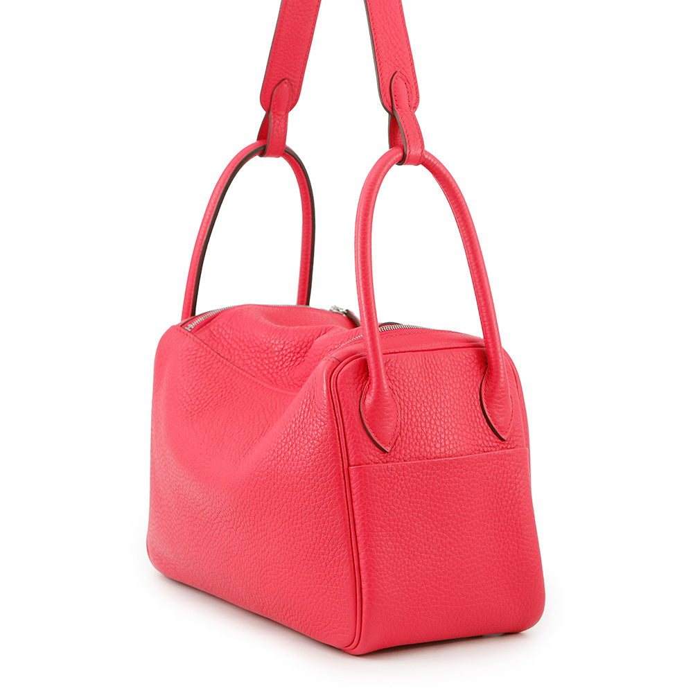 HERMES Lindy Rose Extreme Taurillon Clemence Size 26