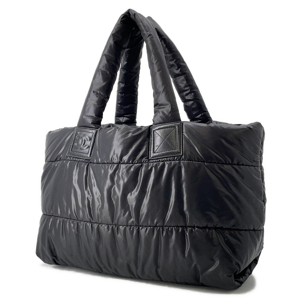 CHANEL Coco Cocoon Tote Bag BlackA47107 Nylon