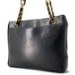 CHANEL CC Logo ChainTote Bag Black Lambskin
