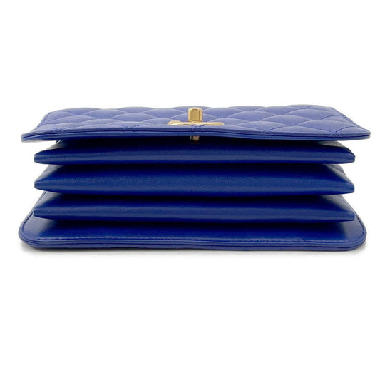 CHANEL Matelasse 2WAYBag BlueAS4286 Caviar Leather