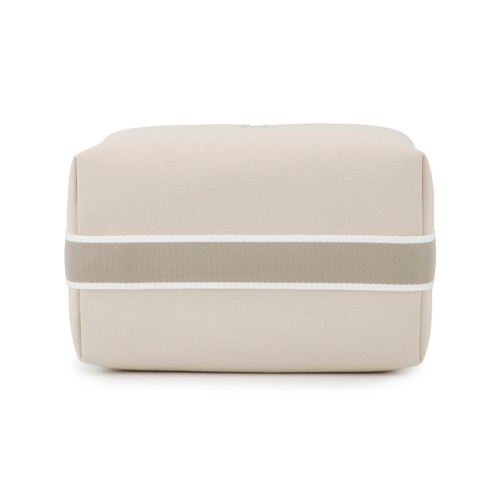 HERMES Brid a Black Beige Canvas Size GM