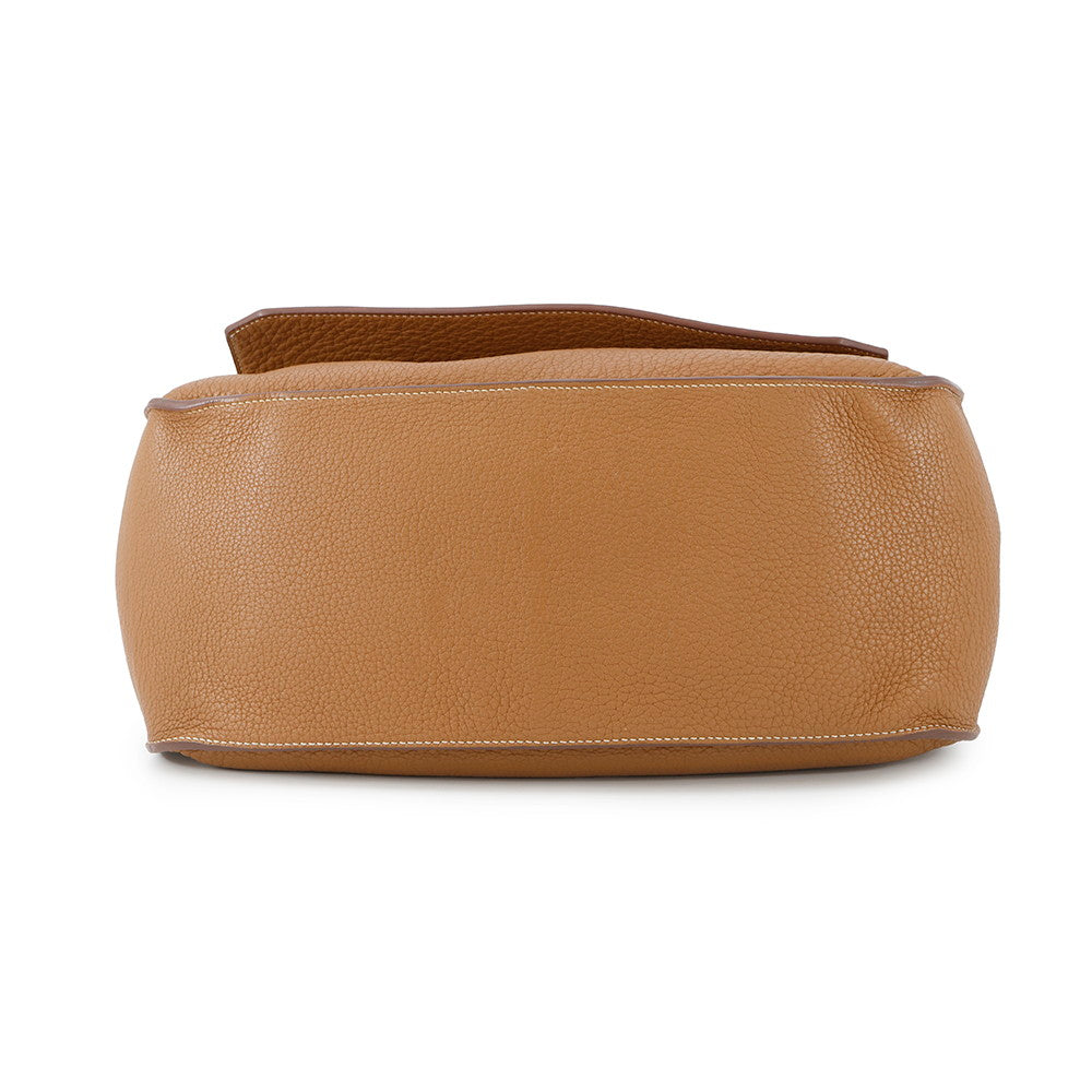 HERMES Jypsiere Gold Taurillon Clemence Size 37