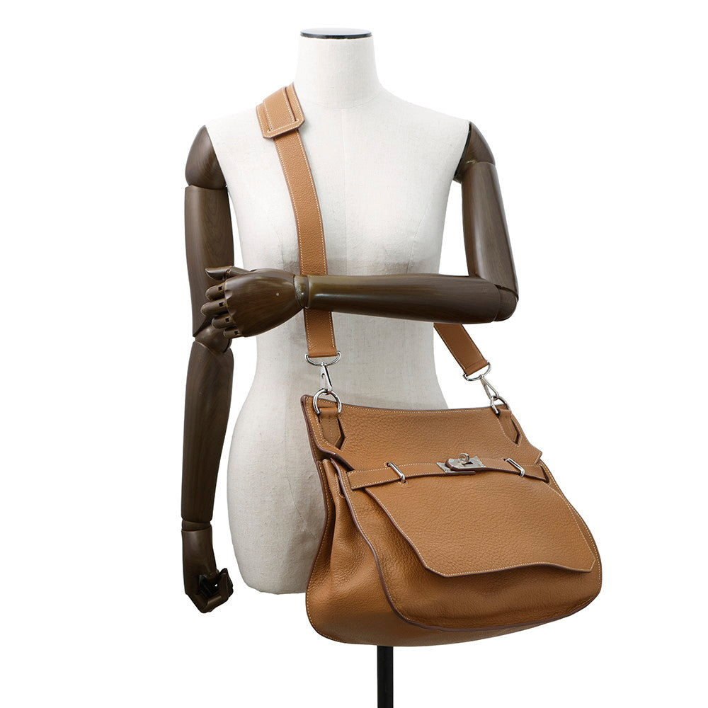 HERMES Jypsiere Gold Taurillon Clemence Size 37