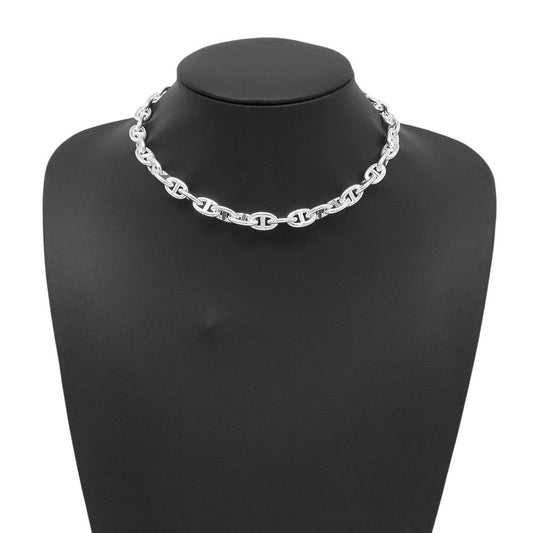 HERMES Chaine d'Ancre Necklace 43 frames Size PM SV925