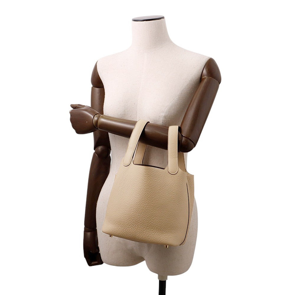 HERMES Picotin Lock Trench Taurillon Clemence Size PM