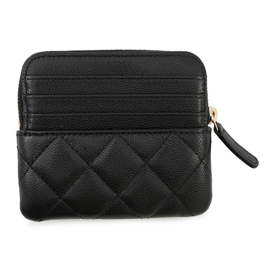 CHANEL Matelasse Coin purse BlackAP2061 Caviar Leather