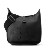 HERMES Evelyne3 Black Taurillon Clemence Size GM