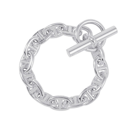 HERMES Chaine d'Ancre Bracelet 14 frames Size PM SV925