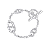HERMES Chaine d'Ancre Farandole Bracelet Size SH SV925