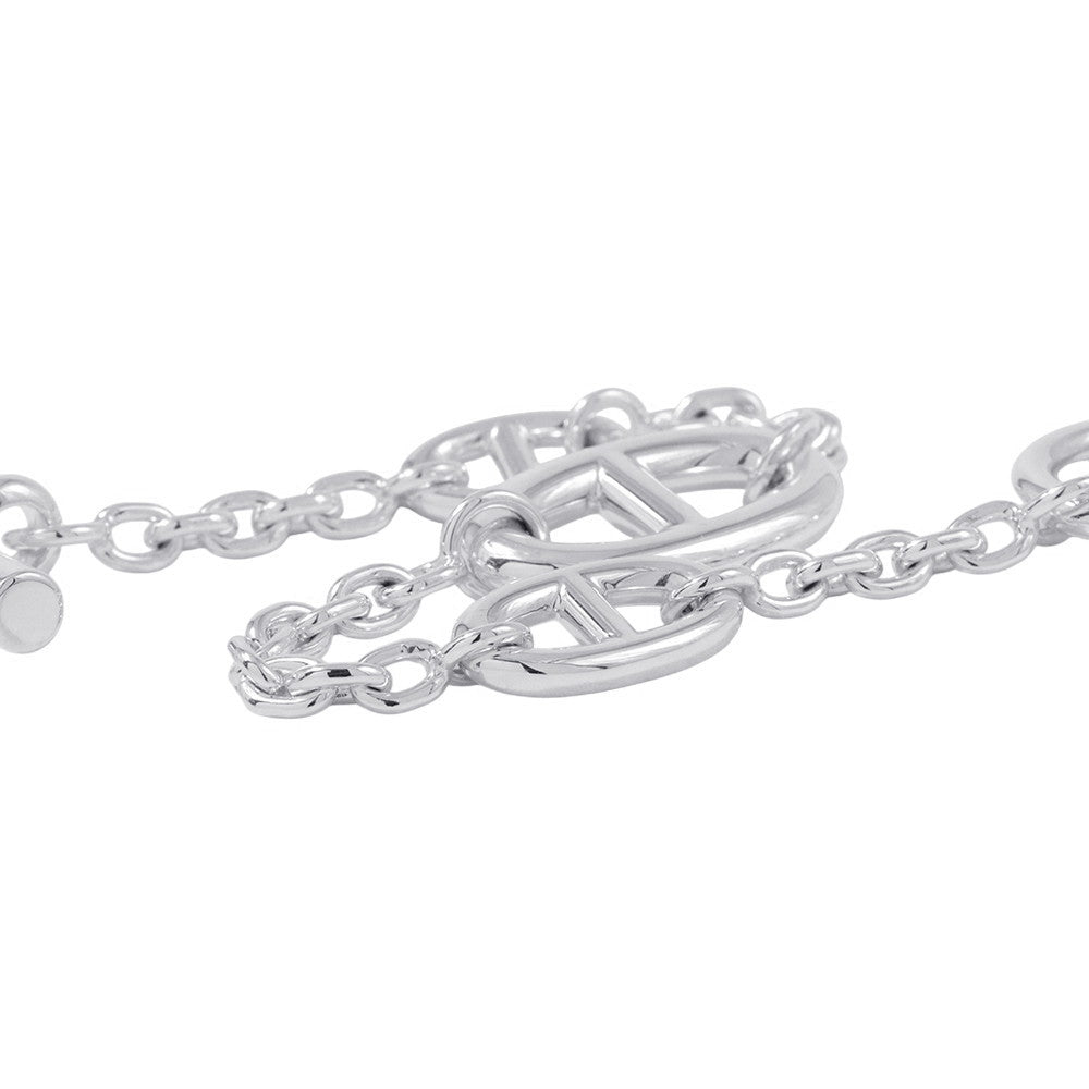 HERMES Chaine d'Ancre Farandole Bracelet Size SH SV925
