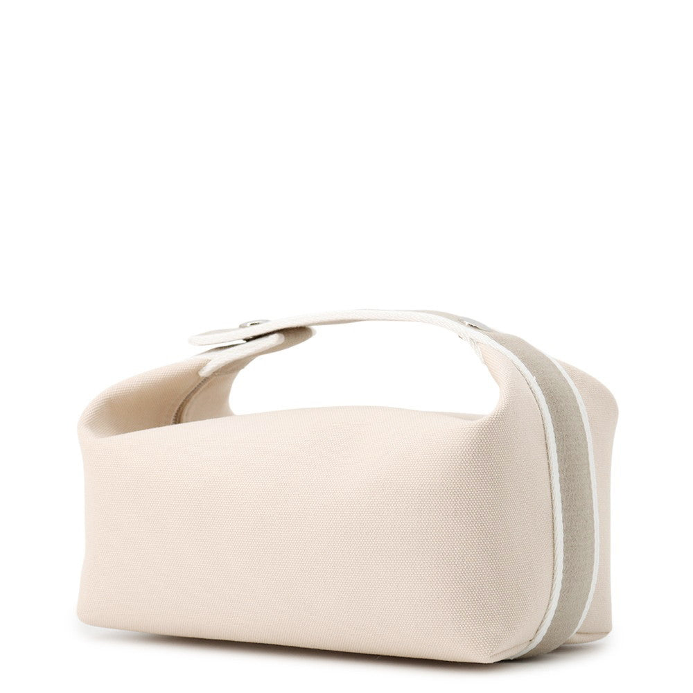 HERMES Brid a Black Beige Canvas Size PM