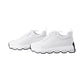 HERMES Sneakers "Impulse" WhiteH252014Z Technical Fabric Leather Size 38.5