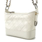 CHANEL Gabriel de CHANEL Hobo Bag WhiteA91810 Calf Leather Size Mini