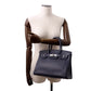 HERMES Birkin Verso Blue Nuit/Rose PurpleH073613 Taurillon Clemence Size 30