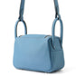 HERMES Lindy New Blue Jean Taurillon Clemence Size Mini