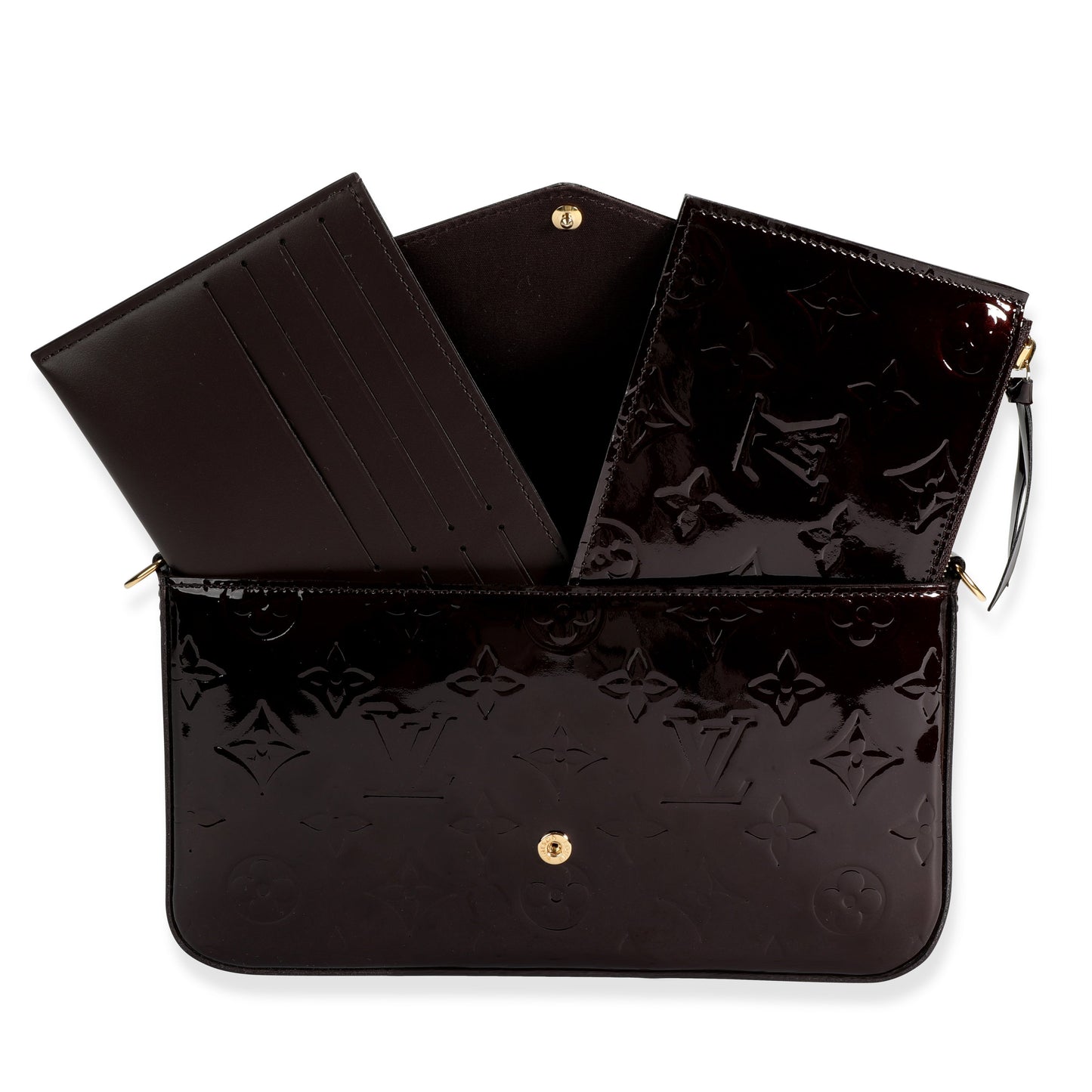 Louis Vuitton Louis Vuitton Amarante Monogram Vernis Félicie Pochette