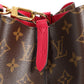 Louis Vuitton Louis Vuitton Monogram Canvas & Fuchsia Néonoé