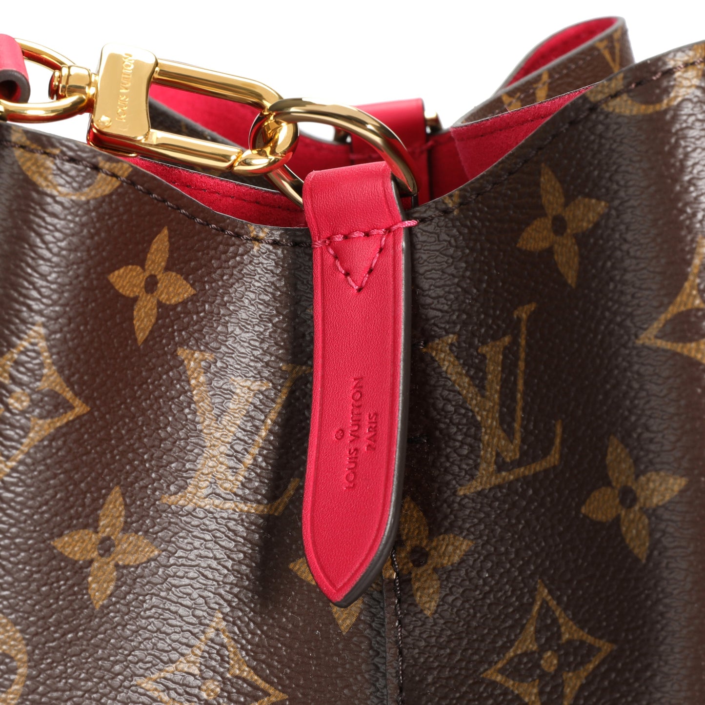 Louis Vuitton Louis Vuitton Monogram Canvas & Fuchsia Néonoé