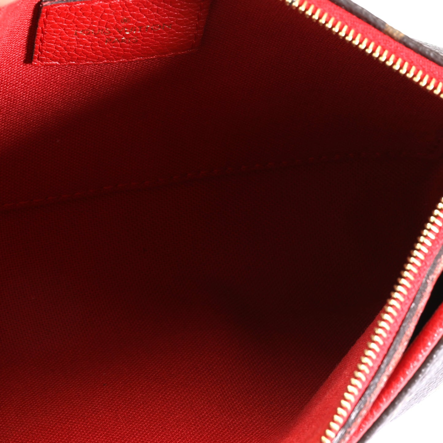 Louis Vuitton Louis Vuitton Monogram Canvas & Cerise Pallas Clutch