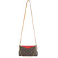 Louis Vuitton Louis Vuitton Monogram Canvas & Cerise Pallas Clutch