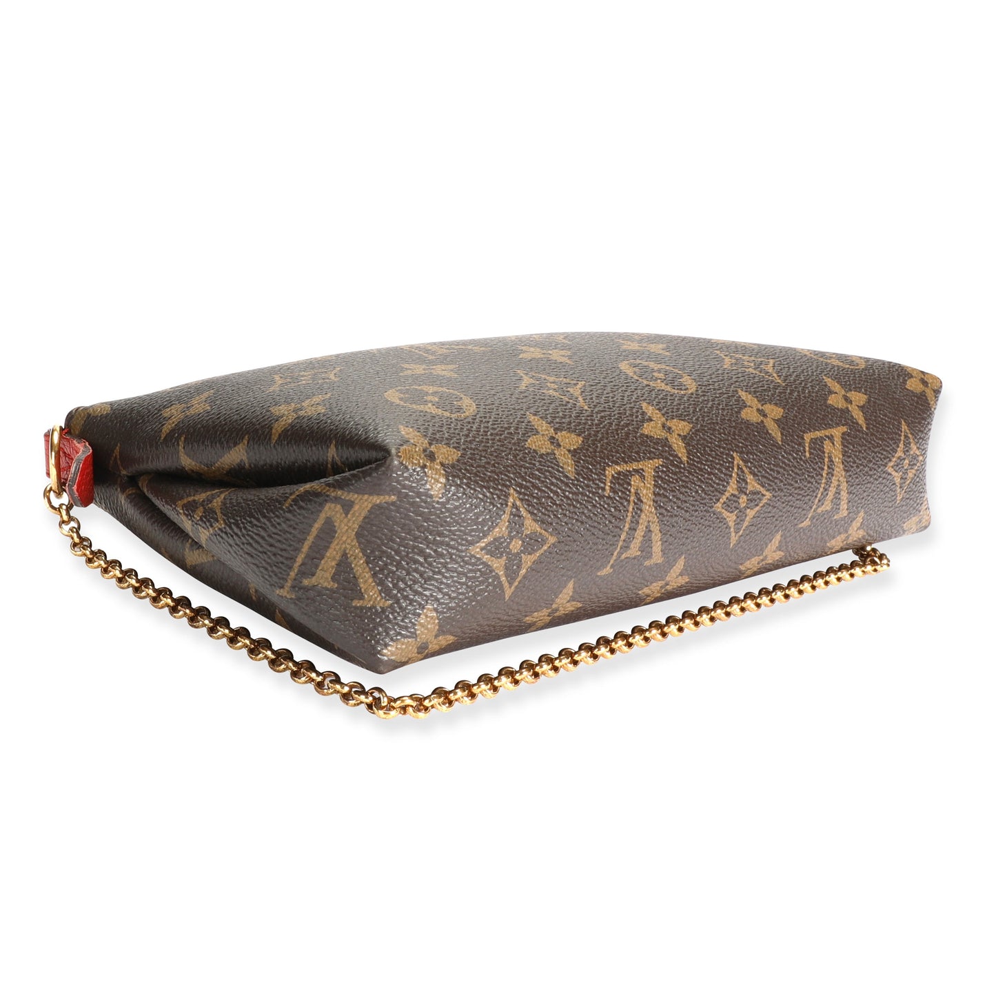 Louis Vuitton Louis Vuitton Monogram Canvas & Cerise Pallas Clutch