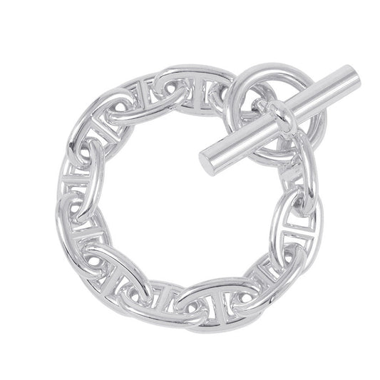 HERMES Chaine d'Ancre Bracelet 11 frames Size TGM SV925