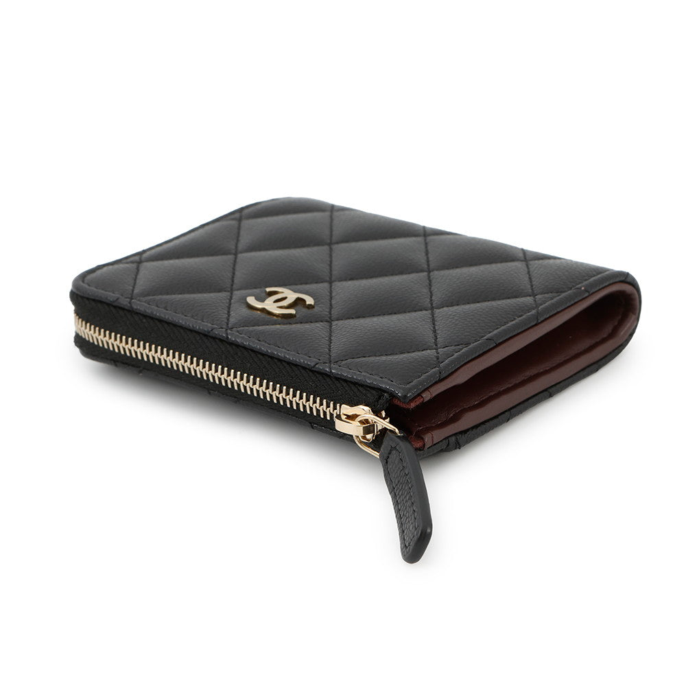 CHANEL CHANEL Timeless Classics L-shaped BlackAP3999 Caviar Leather