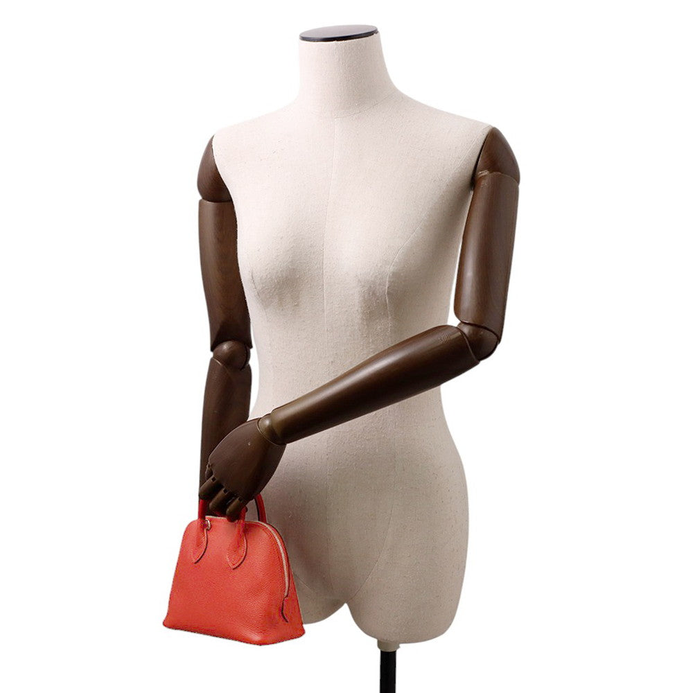 HERMES Bolide1923 Verso Rouge Coeur/Rose Azalee Evercolor Size Mini