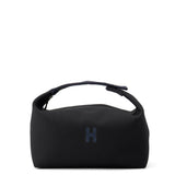 HERMES Brid A Black Zig Zag Black/Navy Canvas Size GM
