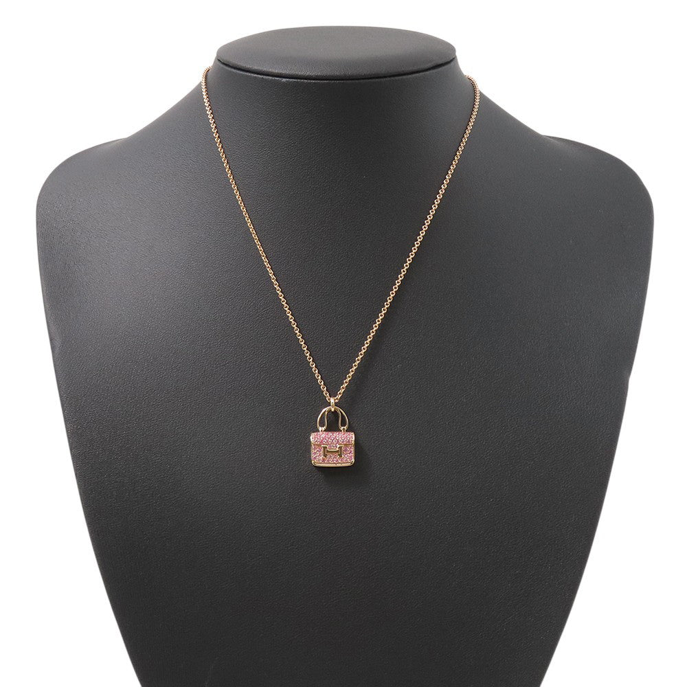HERMES Amulette Constance PendantH121303B 00 18K Pink Gold