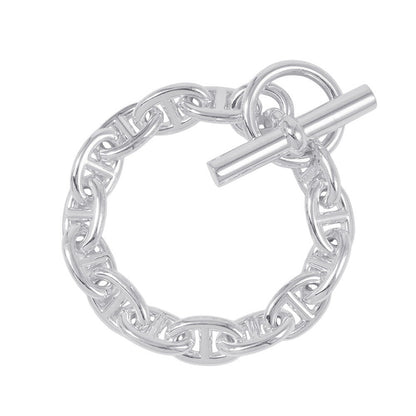 HERMES Chaine d'Ancre Bracelet 14 frames Size PM SV925