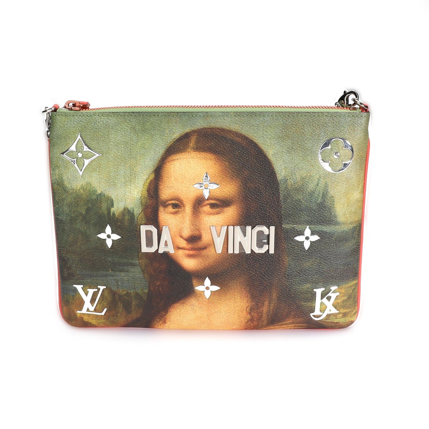 Louis Vuitton Louis Vuitton x Jeff Koons Masters Collection Mona Lisa Pochette Clutch