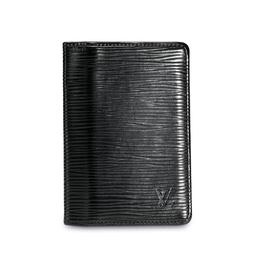 Louis Vuitton Louis Vuitton Black Epi Leather Pocket Organizer