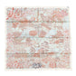 HERMES Carre Carre double-faced scarf "Millefeuille de Soi" Size 90 Vanille/ Pink / Blue Silk100%