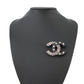 CHANEL CC Logo Star Brooch Black/Multicolor Plastic Metal Rhinestone