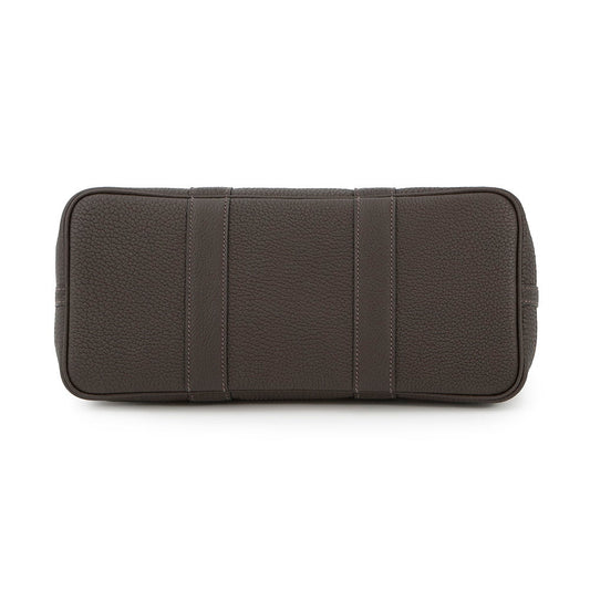 HERMES Garden Party Toundra/Ebene Toile Military Negonda Leather Size TPM
