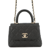 CHANEL Coco Handle 2wayChainShoulder BlackAP4244 Caviar Leather Size Minimini(16)
