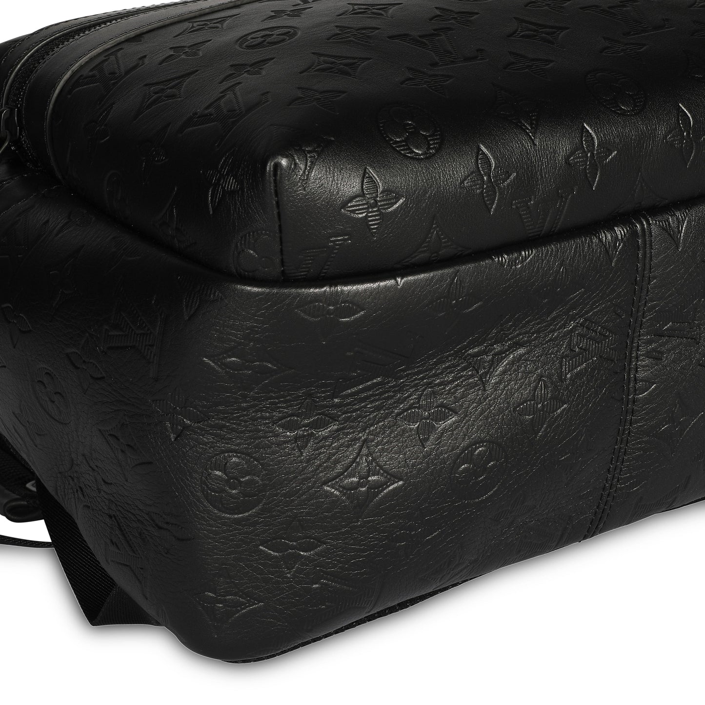 Louis Vuitton Louis Vuitton Black Monogram Shadow Leather Sprinter Backpack