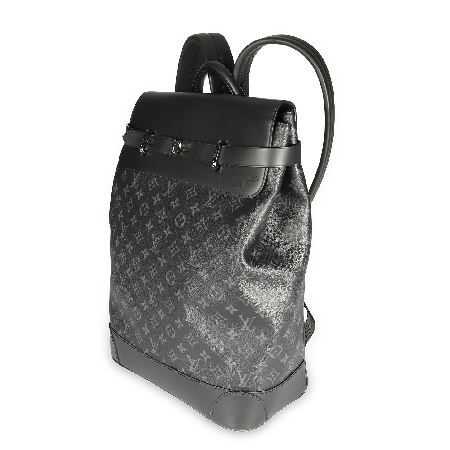 Louis Vuitton Louis Vuitton Black Monogram Eclipse Steamer Backpack
