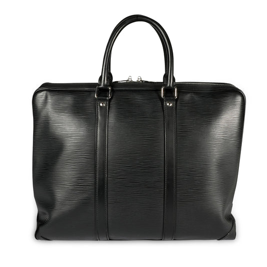 Louis Vuitton Louis Vuitton Black Epi Leather Porte-Documents Voyage Briefcase